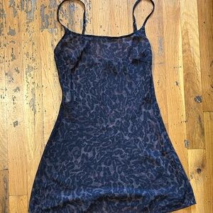 Leopard Print Mini Dress